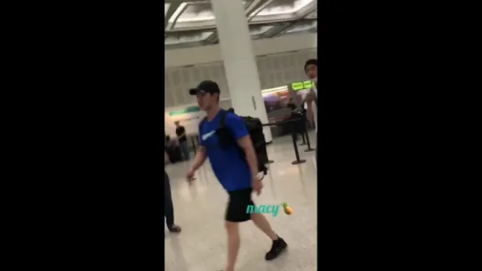 [VK][180728] MONSTA X fancam @ Houston Airport