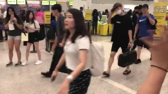 [VK][180728] MONSTA X fancam @ Houston Airport