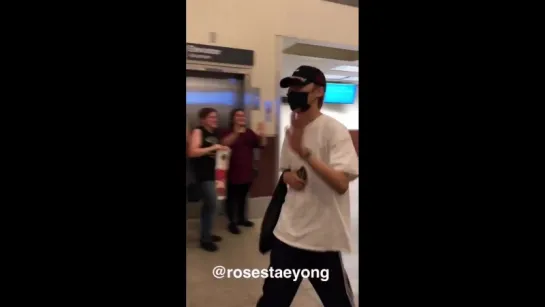 [VK][180725] MONSTA X fancam @ Hartsfield-Jackson Airport