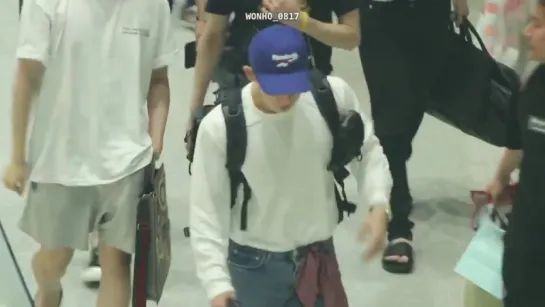 [VK][180719] MONSTA X (Wonho focus) @ Incheon Airport