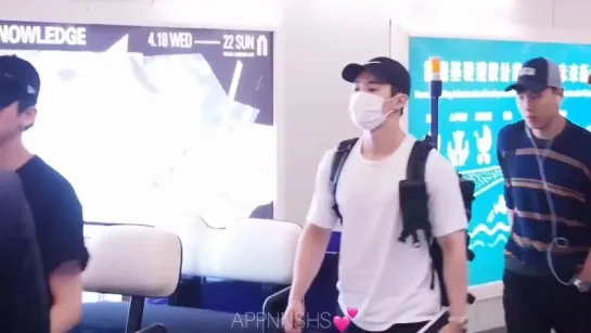 [VK][180713] MONSTA X (Wonho focus) @ Taoyuan Airport