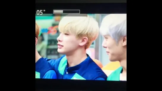 [VK][160621] MONSTA X fancam (Wonho focus) @ GS25 (Seoul World Cup Stadium)