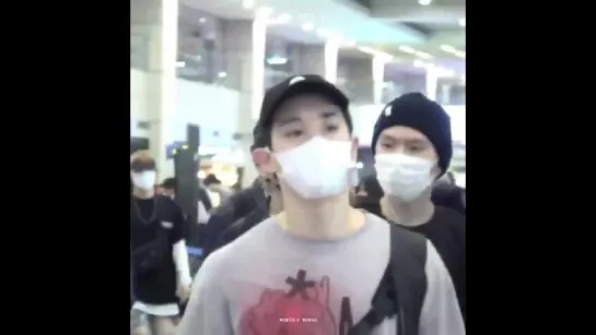 [VK][180507] MONSTA X (Wonho focus) @ Incheon Airport