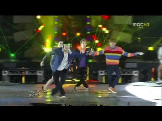 [PERF] 31.12.2011 Teen Top , Boyfriend , B1A4 , APink Dance Time Hot Stuff @ MBC Gayo Daejun