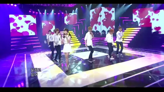 [PERF] 10.09.2011 Teen Top & IU - special stage (SNSD-Kissing you )@ Inkigayo