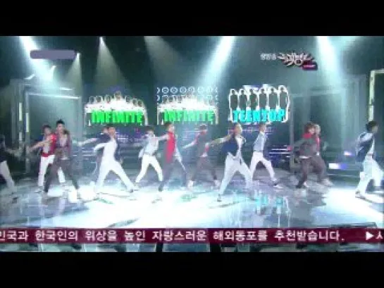 [PERF] 30.10.10 Infinite & Teen Top @ Music Bank