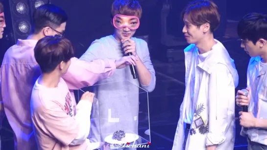 [160821] ChunJi & Ricky Game @ Teen Top 5th Official Fanmeeting "ANGEL COMES"