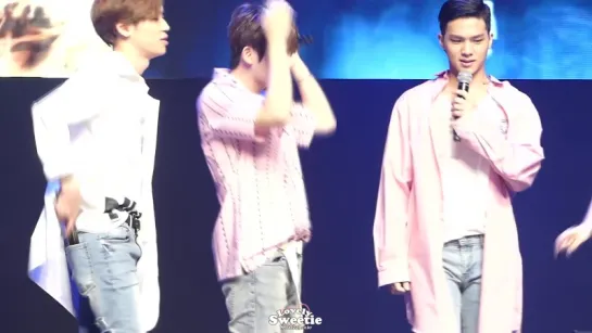 [160821] ChunJi & Ricky Game @ Teen Top 5th Official Fanmeeting "ANGEL COMES"