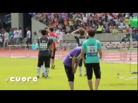 [Fancam] 110827 Teen Top at MBC Idol sport day (Changjo)