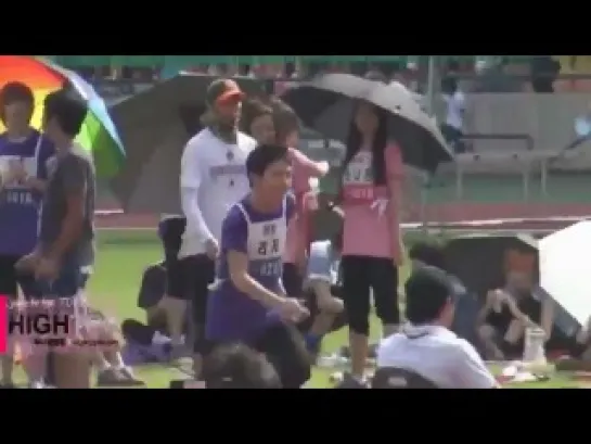 [Fancam] 110827 Teen Top at MBC Idol sport day (Ricky)