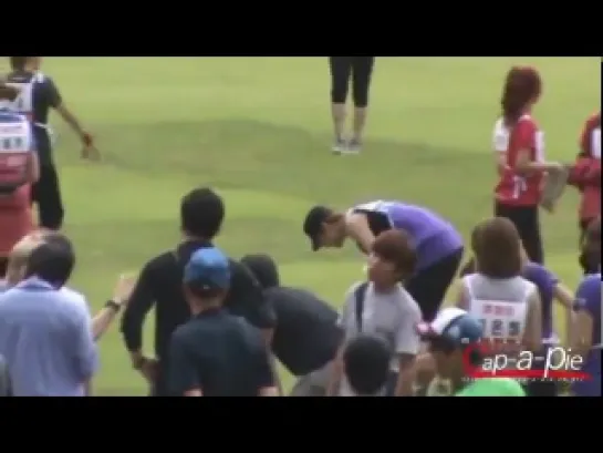 [Fancam] 110827 Teen Top at MBC Idol sport day (C.A.P.)