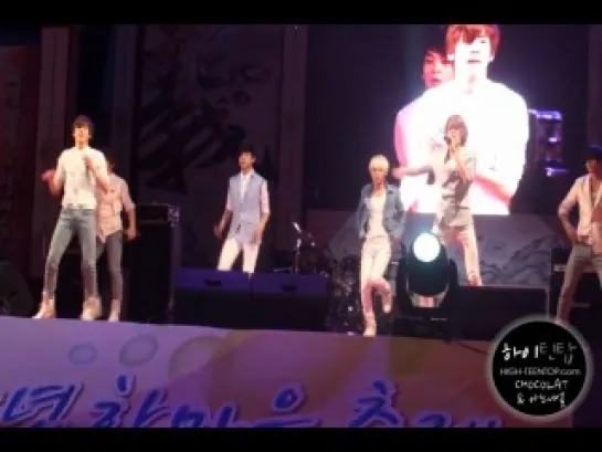 [FANCAM] 03.06.11 Teen Top - Let's Dance @ Uiryeong Youth Festival