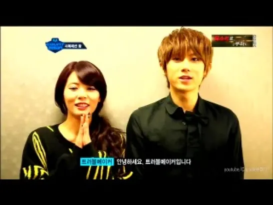 [INT] 12.01.2012 - Teen Top, Trouble Maker, NS Yoon G - Idol's items@ M Countdown