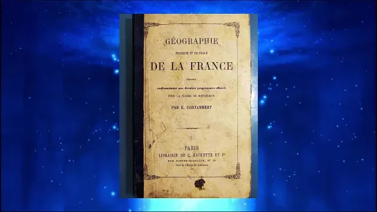 Французский учебник географии 1859 г. Невероятная информация которой более 160 л