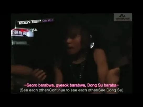 TEEN TOP On Air part 1 (engsub)