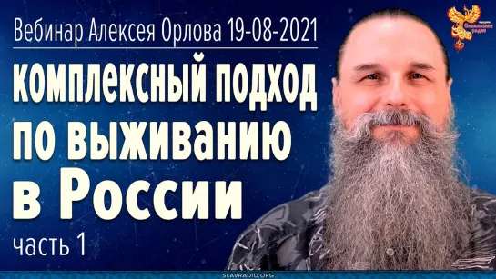 Комплексный подход по выживанию в России. Вебинар Алексея Орлова. 19 августа 2021