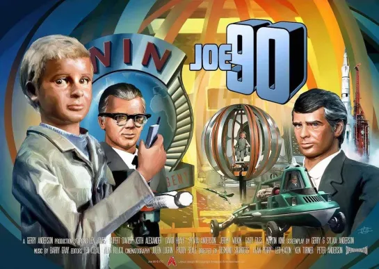 Джо 90 / Joe 90, (1968–1969 Великобритания) серия 21 - 30 / мультфильм приключения