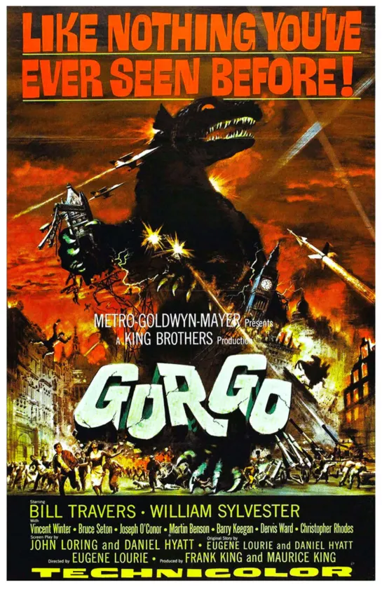 Горго / Gorgo (1961 Великобритания) фантастика ужасы дети в кино Режиссёр: Эжен Лурье / Eugene Lourie