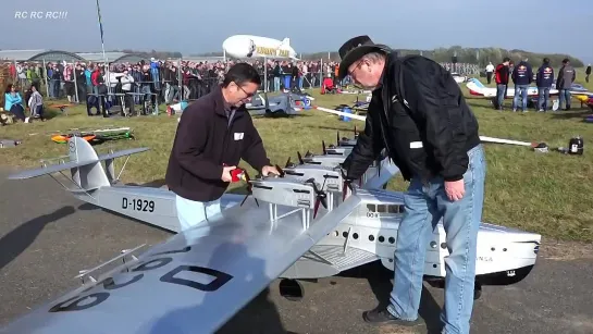 GIGANTIC RC SCALE FLYING BOAT DORNIER DO X / Faszination Modellbau Friedrichshafen 2016