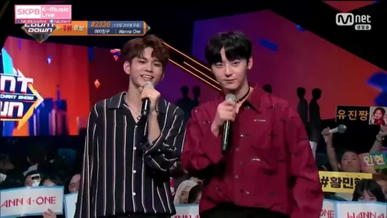 170817 Seongwoo & Minhyun MC CUT 2 @ M!Countdown EP.537