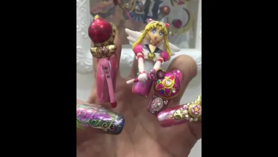 Sailor Moon Nails by Wuudy Wonernails