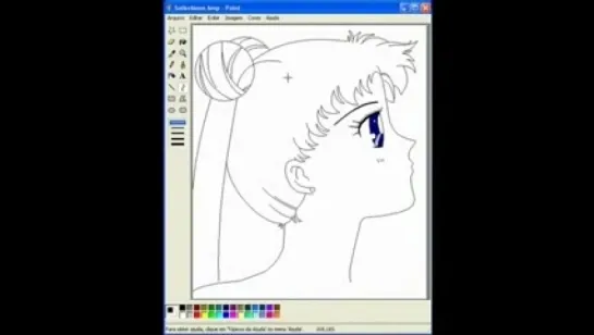 Sailor Moon в пейнте