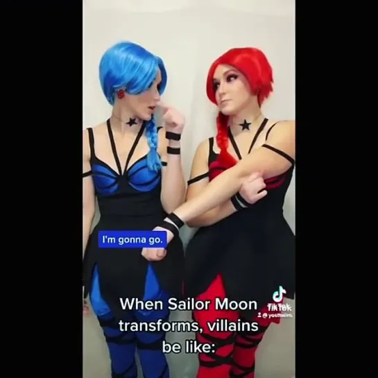 When Sailor Moon transform.