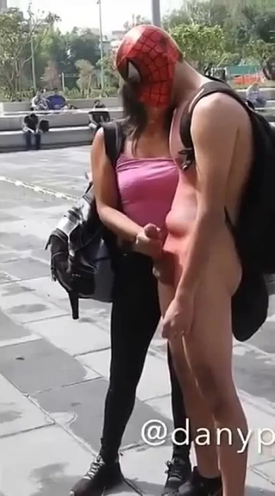 REAL! Public Handjob from Stranger HUGE Cumshot