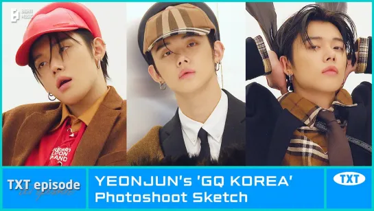 221210 [EPISODE] YEONJUN’s GQ’ Photoshoot Sketch - TXT (투모로우바이투게더)