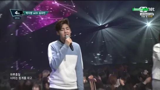 Baek Ji Young & Song Yu Bin - Garosugil at Dawn @ M COUNTDOWN (09.04.15)