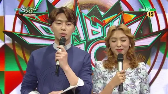 Baek Z Young & Song Yubin - Garosugil at dawn @ Music Bank (03.04.15)