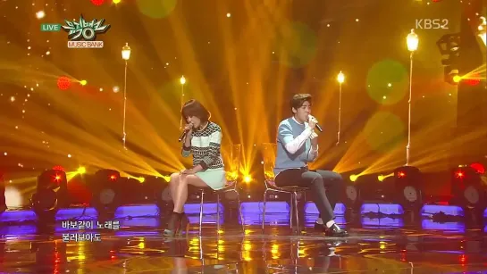 Baek Ji Young & Song Yu Bin - Garosugil at Dawn @ Music Bank (27.03.15)