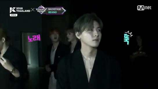 [VK][181011] MONSTA X Backstage @ M!Countdown