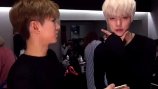 [VK] [21.05.16]  MONSTA X waiting room @ Music Core periscope live