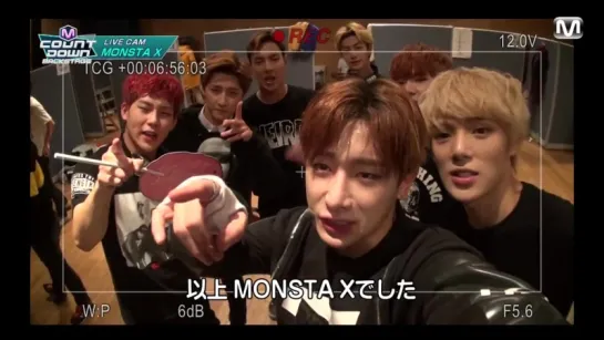 [VK] [31.10.15] Monsta X Backstage @ M!Countdown