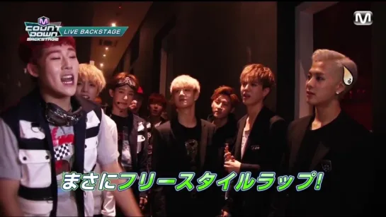 [VK] [16.10.2015] Monsta X  Got7 Backstage @ M!Countdown