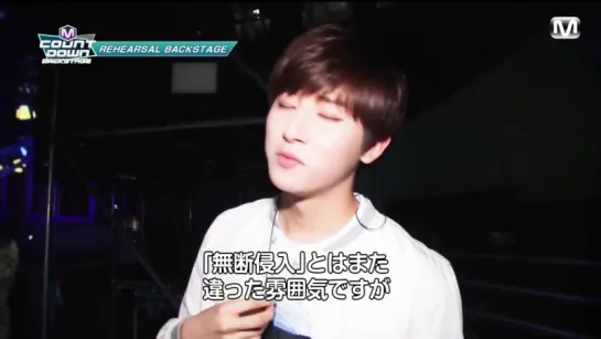 [VK] [07.08.15] MONSTA X за кулисами @ mnet jp