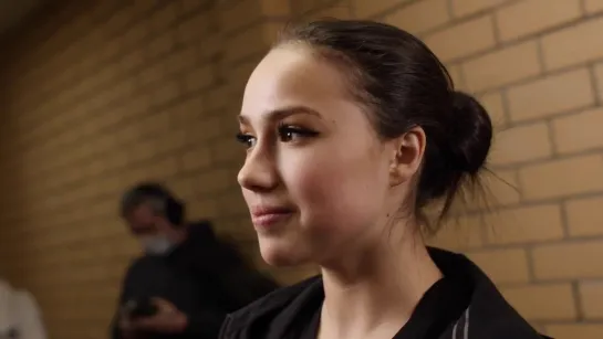 Alina Zagitova 2021.02.02 1TV Cup Interviews & Promos