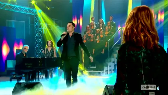 Marc Martel singing "Somebody to Love" for Celine Dion - 17 September 2016