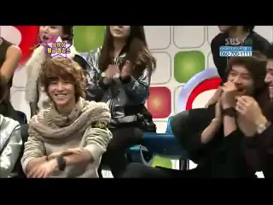 Key (SHINee) & JoKwon (2АM) dancing to Sweet Dreams (Star King 2010-01-16)