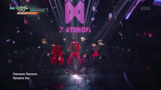 [VK][171110] MONSTA X -  Dramarama @ Music Bank