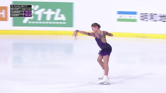 Alena Kostornaia (RUS) _  Ladies  Free Skating _ Internationaux de France 2019 _ #GPFigure