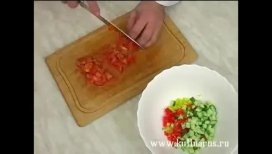 Кулинария : Крабовый салат с курицей....