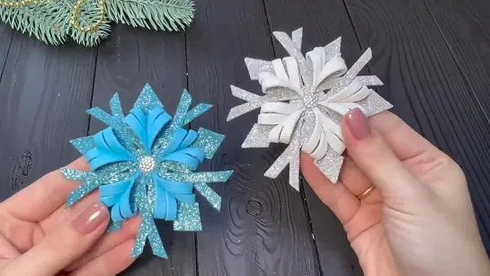 10 Christmas Snowflake Ideas ❄️ Christmas decorations Crafts