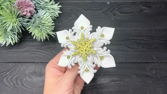 EASY Christmas Snowflakes ❄️ Christmas Decor ❄️ Christmas Craft