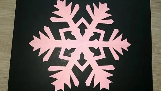 Как вырезать ПРОСТУЮ СНЕЖИНКУ из бумаги. Paper Snowflake