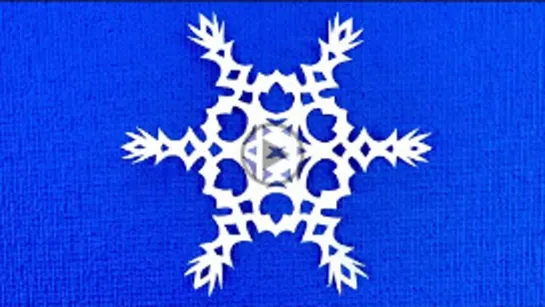 Как вырезать снежинки из бумаги пошагово. SNOWFLAKE. Copo de nieve!! #Снежинки #Каквырезатьснежинку