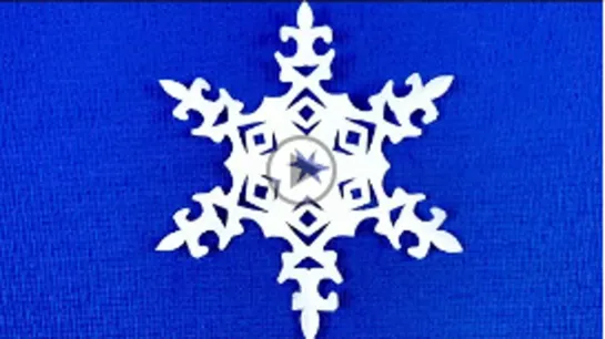 DIY.Как просто вырезать красивую снежинку. Простые снежинки. SNOWFLAKE #снежинкиизбумаги #Snowflakes