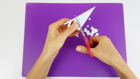 ❄️Снежинка из бумаги А-4 пошагово Как вырезать снежинку из бумаги How to make a Paper Snowflakes DIY