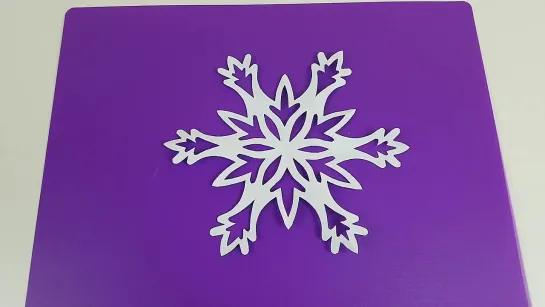 ❄️DIY Как вырезать снежинку из бумаги Снежинка из бумаги просто How to make a Paper Snowflake